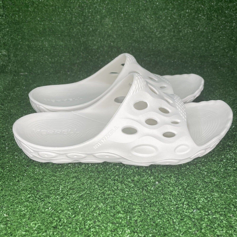 Merrell Hydro Slide Women’s White Sandal - Men’s Shoes Size 8.5 Women’s 10 - Picture 2 of 11